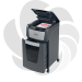 Distrugator documente automat REXEL OPTIMUM 225X, P4, cross-cut (confeti), 225 coli, cos 60l, negru-gri