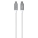 Cablu USB-C Havit CB6290, 100W, 100 cm, 10Gbps, 4K, Argintiu + Alb
