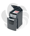 Distrugator documente automat REXEL OPTIMUM 130M, P5, micro-cut (particule), 130 coli, cos 44l, negru-gri