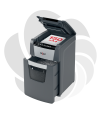Distrugator documente automat REXEL OPTIMUM 150M, P5, micro-cut (particule), 150 coli, cos 44l, negru-gri