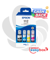 Set cerneala Epson 112 EcoTank - 4 culori multipack 337 ml