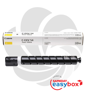 C-EXV54 Yellow - Cartus toner original Canon pentru imageRUNNER C3025 / 3025i / C3125i / C3226i