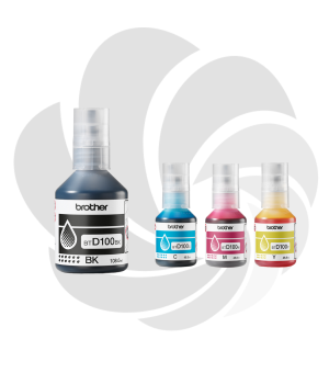 Set 4 cartuse cerneala Brother BTD100 Black, Cyan, Magenta, Yellow original
