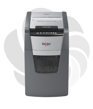 RESIGILAT Distrugator documente automat REXEL OPTIMUM 130M, P5, micro-cut (particule), 130 coli, cos 44l, negru-gri