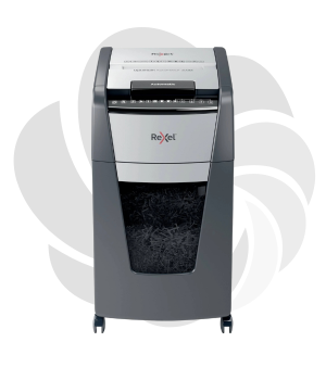 Distrugator documente automat REXEL OPTIMUM 300X, P4, cross-cut (confeti), 300 coli, cos 60l, negru-gri