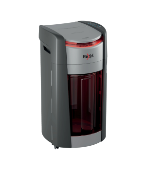 Distrugător documente automat REXEL SHREDMAX 600X, P4, cross-cut (confeti), 600 coli, cos 50L, negru-gri