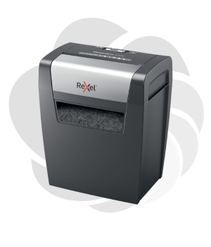Distrugator documente manual REXEL MOMENTUM X308, P3, cross-cut (confeti), 8 coli, cos 15l, negru