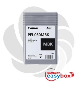 PFI-030MBK Matte Black - Cartus cerneala originala Canon 55 ml pentru TM-240 / TM-340