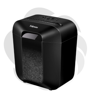 Distrugator documente manual Fellowes Powershred LX25M, P4, mini-cut, 6 coli, mini-cut, cos 11.5 l, negru