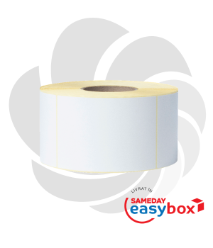 Rola termica de etichete premium albe cretate pre-taiate BCS-1J150102-203