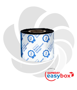 Ribbon cu cerneala neagra si rasina premium pentru transfer termic BRP-1D300-060