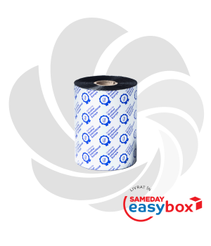 Ribbon cu cerneala/rasina premium si cerneala neagra pentru transfer termic BSP-1D600-110