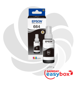 Epson T6641 Black - Flacon cerneala originala