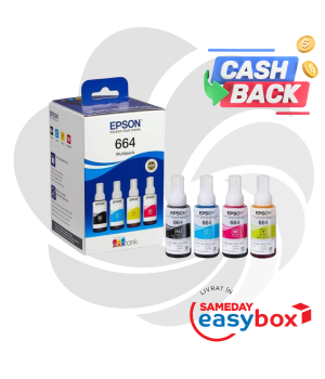 Set Cerneala Ecotank 664 – 4 Culori Multipack 280 ml