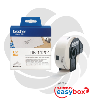 Rola etichete originala Brother DK11201 / DK-11201 Standard Address Label 29mm x 90mm