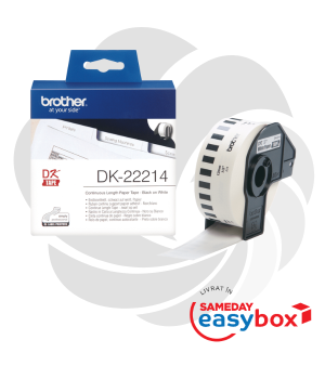 Rola etichete originala Brother DK22210 / DK-22210 Continuous Paper Tape, 29mm x 30.48m