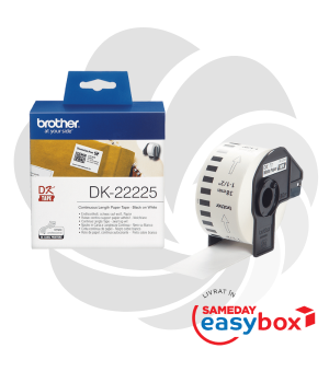 Rola etichete originala Brother DK22225 / DK-22225 38mm x 30.5m Alb