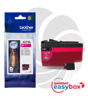 Cartus cerneala original Brother LC427XLM Magenta XL pentru MFC-J5955DW / MFC-J6955DW / MFC-J6957DW
