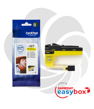 Cartus cerneala original Brother LC427Y Yellow pentru MFC-J5955DW / MFC-J6955DW / MFC-J6957DW