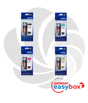 Set 4 cartuse cerneala Brother LC427XL Black, Cyan, Magenta, Yellow pentru MFC-J5955DW / MFC-J6955DW / MFC-J6957DW