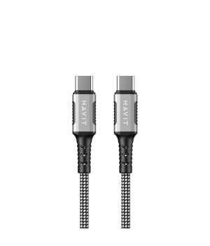 Cablu USB-C Havit CB6297, 60W, 100 cm, magnetic, Negru