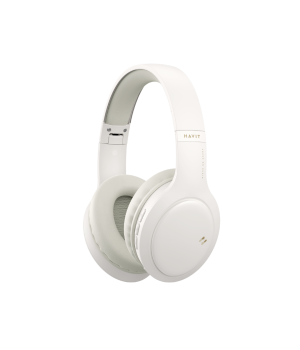 Casti over-ear Bluetooth Havit H633BT, BT 5.3, autonomie 22h, Bej