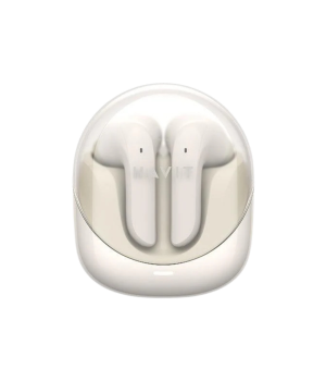Casti wireless TWS Havit Modern Buds, BT 5.3, ENC, autonomie 25h, Bej
