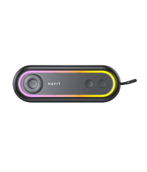 Boxa portabila Bluetooth Havit SK810BT, BT 5.3, 2x7W, IPX5, TWS, Negru