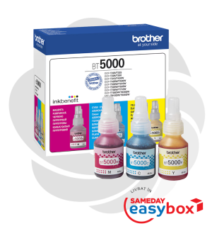 Set 3 cartuse cerneala Brother BT5000CLVAL Cyan, Magenta, Yellow original