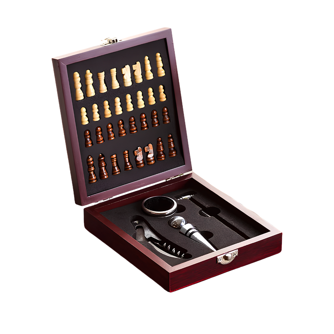 Set șah și accesorii vin Checkmate – cadou Brother Color Laser