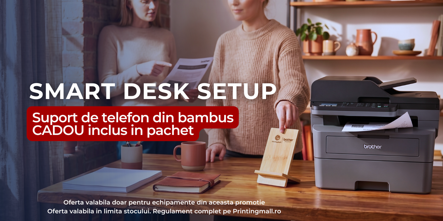 Smart Desk Setup - Ai un suport telefon bambus CADOU