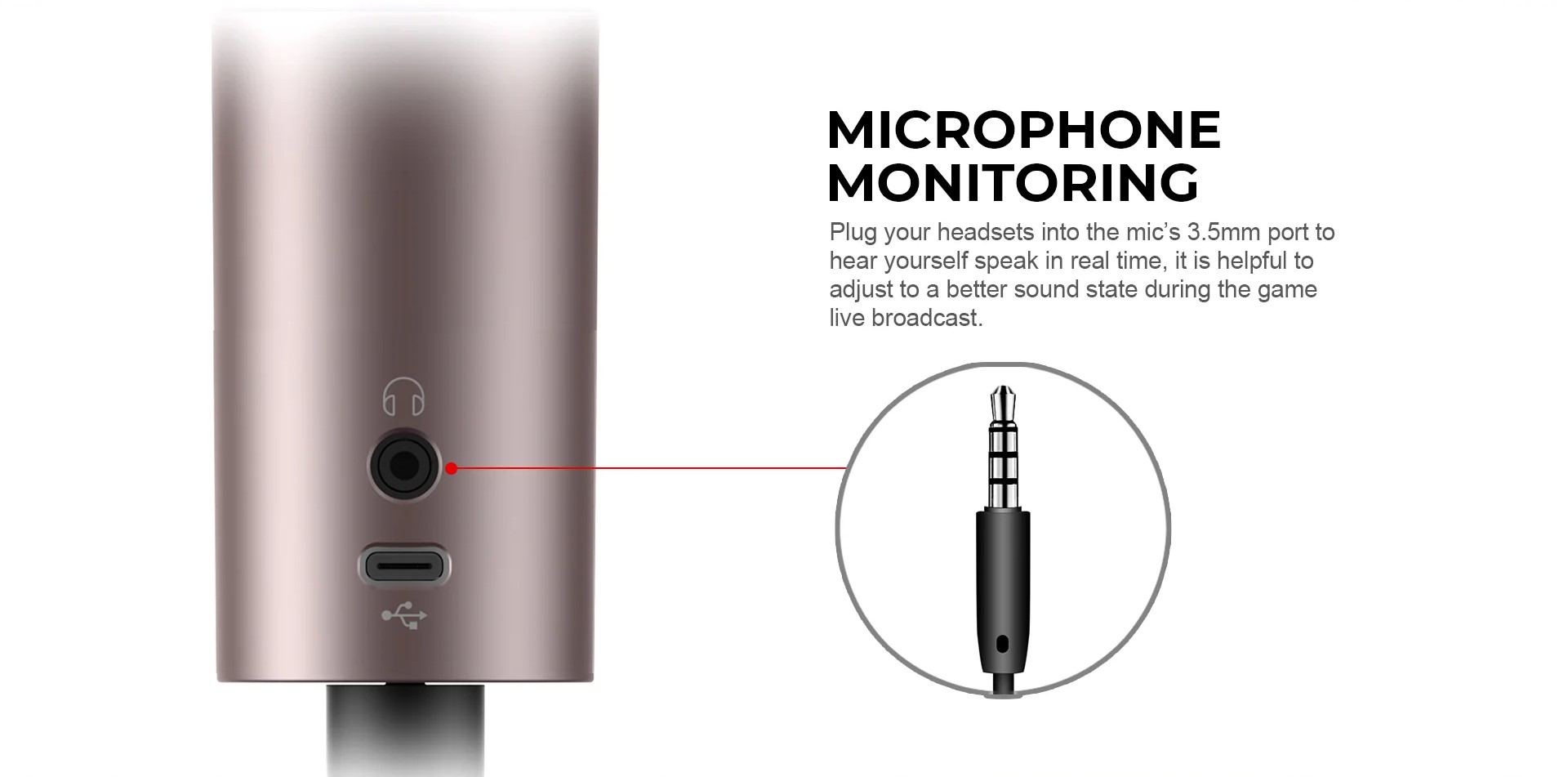 Monitorizare microfon in timp real!