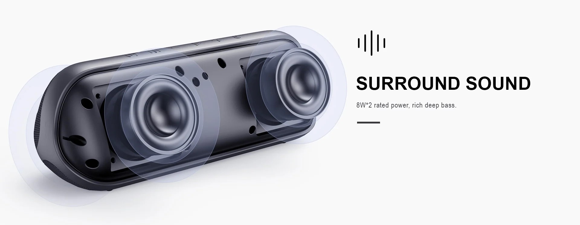 Sunet surround, 2x8W!