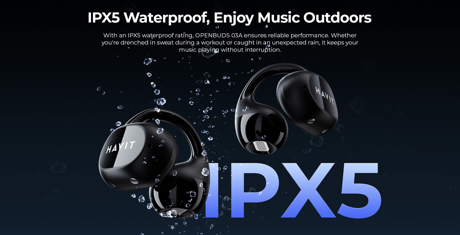 Rezistenta IPx5!