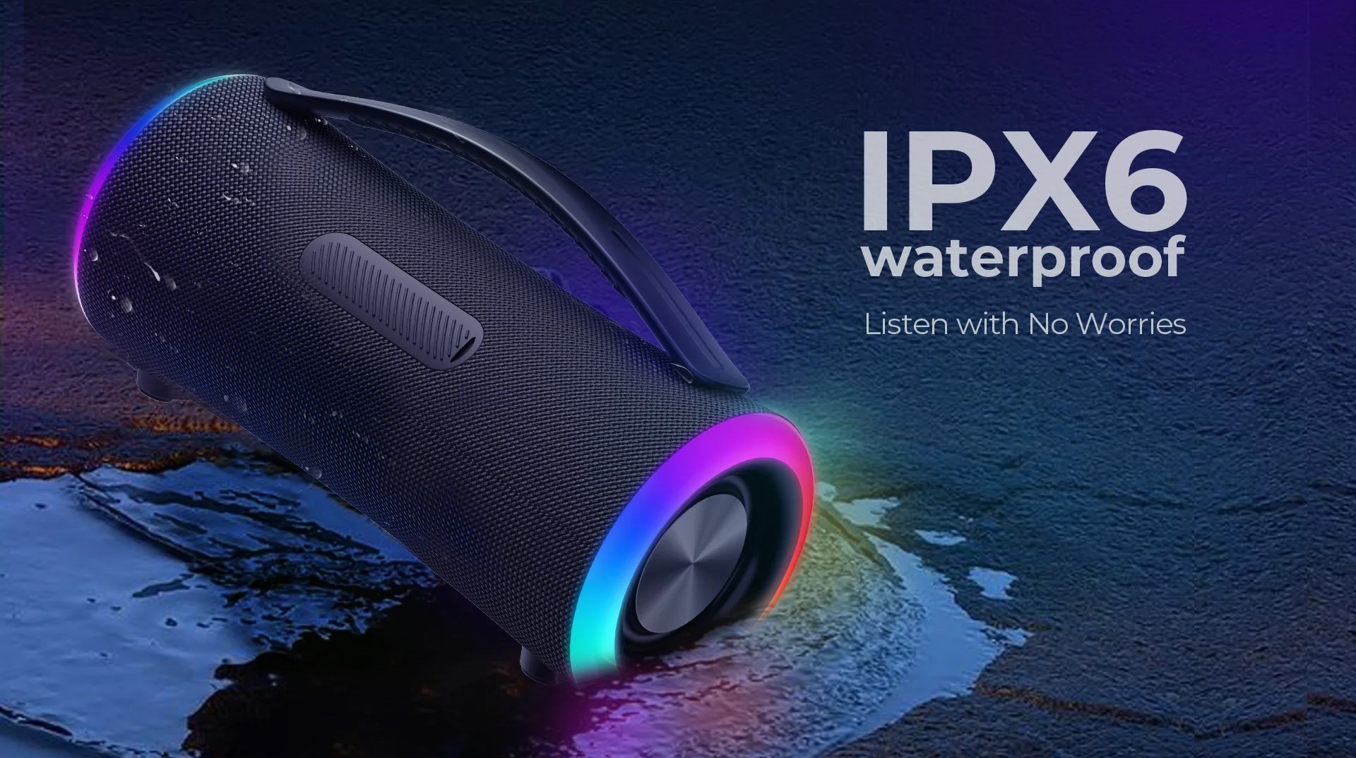 Rezistenta la apa IPX6!