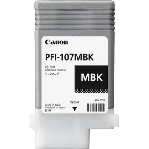 [6704B001AA] PFI-107 Matte Black - Cartus cerneala original Canon Dye Ink pentru IPF670 / IPF680 / IPF685 / IPF770 / IPF780 / IPF785